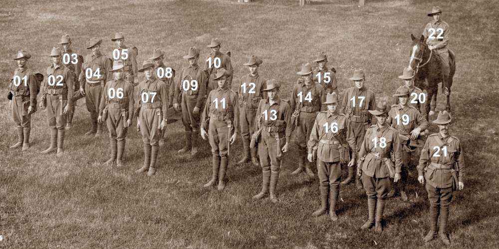 11th Battalion Stretcher Bearers - Sep-Oct 1914 - Helena Vale Racecourse