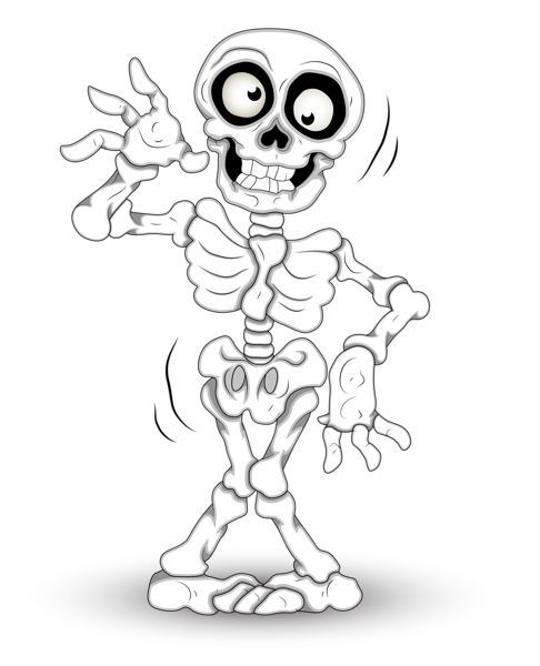 Halloween Skeleton PNG Clipart